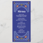 Bestemming Griekenland Santorini Bruiloft Menu (Voorkant)