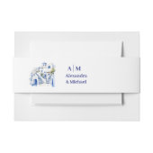 Bestemming Griekenland Santorini Bruiloft Uitnodigingen Wikkel (Voorkant Voorbeeld)