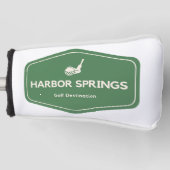 Bestemming Harbour Springs Michigan Golf Golfheadcover (Voorkant)