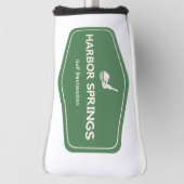 Bestemming Harbour Springs Michigan Golf Golfheadcover (Draai 90)
