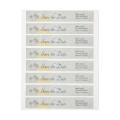 bestemming Het adreslabel van de datum opslaan (Vel)