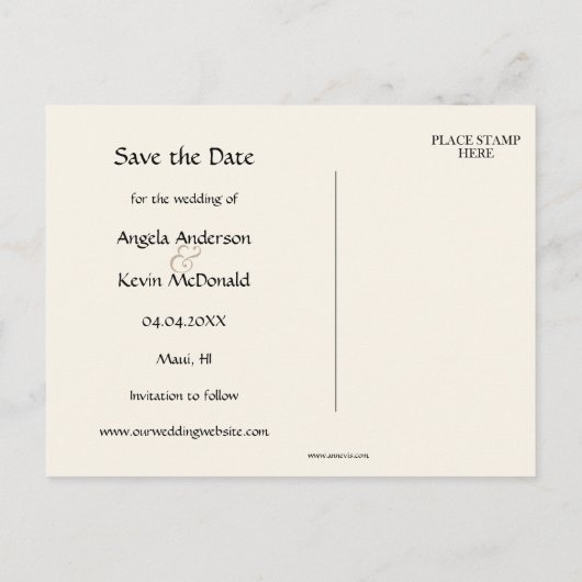 bestemming Het Briefkaart Datum opslaan (Achterkant)