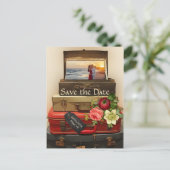  bestemming Het Briefkaart Datum opslaan (Staand voorkant)