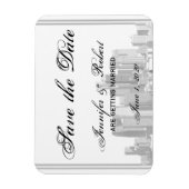 Bestemming Houston De datum opslaan Magneet (Verticaal)