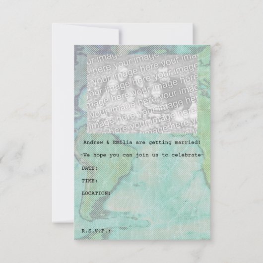 bestemming huwelijk paspoort kaart (Achterkant)