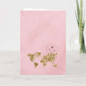 Bestemming Huwelijk Paspoort Wereldkaart Mexico (Achterkant)