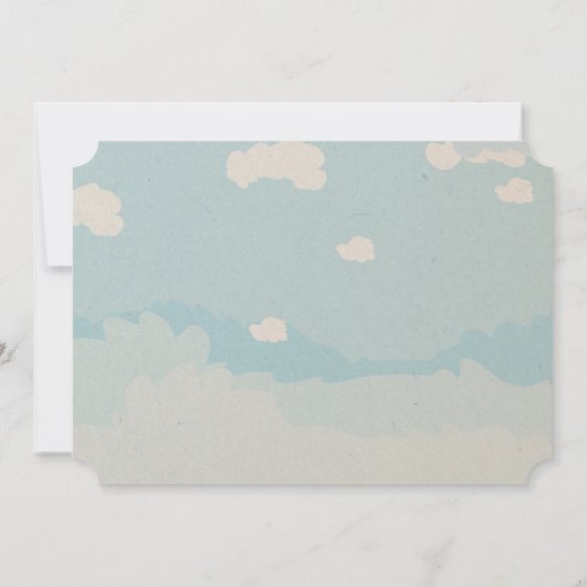 Bestemming Huwelijk Save the Date Kaart (Achterkant)