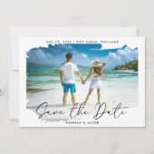 Bestemming Huwelijksfoto Opslaan van de datum Save The Date (Voorkant)