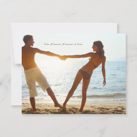 Bestemming IBIZA slaat de datum op Save The Date (Achterkant)