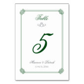 Bestemming Ierland Tafelnummer (Achterkant)