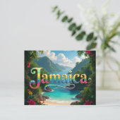 Bestemming jamaica briefkaart (Staand voorkant)