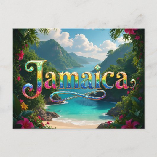 Bestemming jamaica briefkaart (Voorkant)