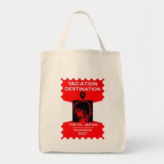 Bestemming Japan Vakantie Tote Bag (Voorkant)