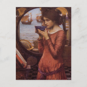 Bestemming - John William Waterhouse - Bestemming Briefkaart