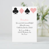 Bestemming Las Vegas Huwelijksreceptie Extra Info Informatiekaartje (Staand voorkant)