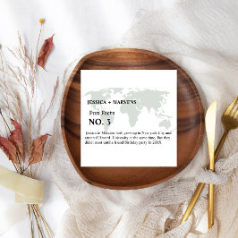 Bestemming Leuk feit bruiloft, repetitie diner Servet