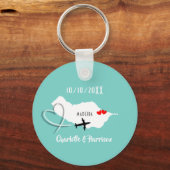 Bestemming Madeira Wedding Sleutelhanger (Voorkant)