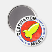 Bestemming Mars Magneet (Voorkant / Achterkant)
