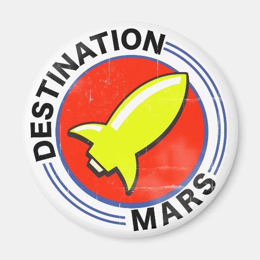 Bestemming Mars Magneet (Voorkant)