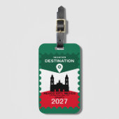 Bestemming Mexico Vakantie Cadeau Bagagelabel (Voorkant (verticaal))