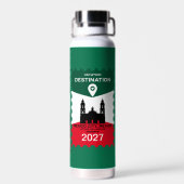 Bestemming Mexico Vakantie Cadeau Waterfles (Achterkant)