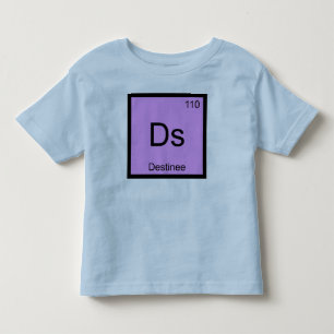 Bestemming Naam Chemie Element Periodiek Systeem Kinder Shirts