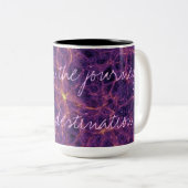 Bestemming onbekend tweekleurige koffiemok (Voorkant rechts)