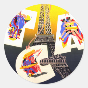 Bestemming Parijs Sticker Stickers