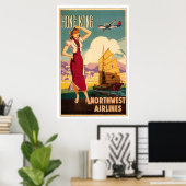 Bestemming: Poster Hongkong (Thuiskantoor)