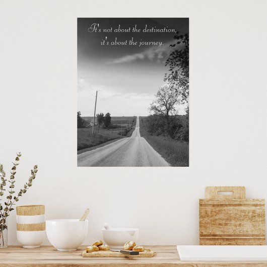 Bestemming, Poster Inspirerend reis (Keuken)