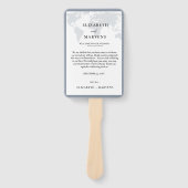 Bestemming Reis huwelijksdag  Evenementen Tijdlijn Handwaaier (Voorkant)