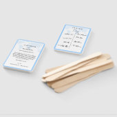 Bestemming Reis trouwdag Evenementen Tijdlijn  Handwaaier (Niet-gemonteerd)