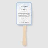 Bestemming Reis trouwdag Evenementen Tijdlijn  Handwaaier (Voorkant)