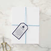 Bestemming Reisboot bruiloft bedankt Cadeaulabel (Met Touw)