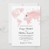 Bestemming Reizen Bruiloft Uitnodiging (Voorkant)