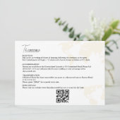 Bestemming Reizen Thema Bruiloft Details Kaart (Staand voorkant)