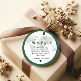 Bestemming Reizen Thema Bruiloft welkom Guess bag Bedankjes Labels