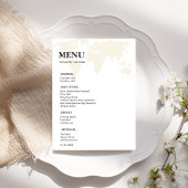 Bestemming Reizen Word bruiloft Vrijgezellenfeest Menu