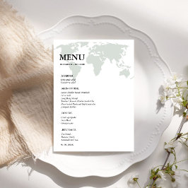 Bestemming Reizen Word bruiloft Vrijgezellenfeest Menu