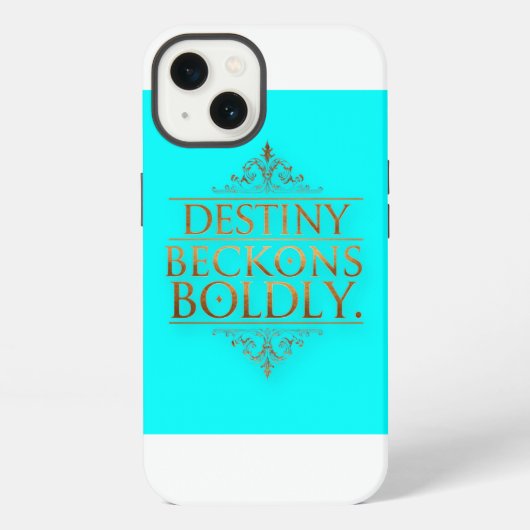 Bestemming Roept Moedig iPhone Hoesje (Achterkant)