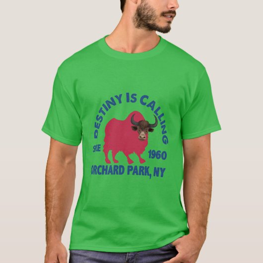 Bestemming Roept  Sinds 1960 Orchard Park, Ny T-shirt (Voorkant)