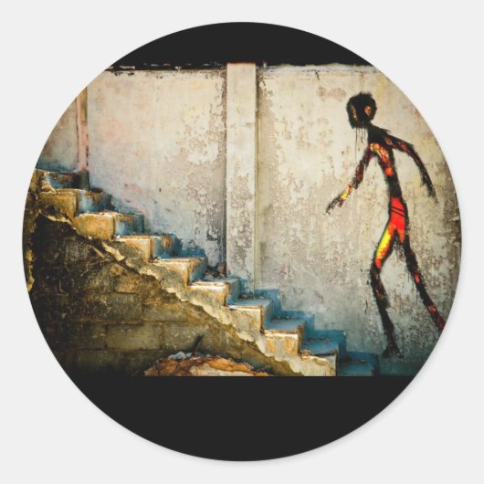 bestemming ronde sticker (Voorkant)