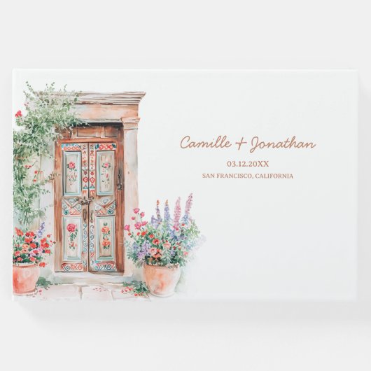 Bestemming Rustieke Bruiloft Gastenboek (Voorkant)