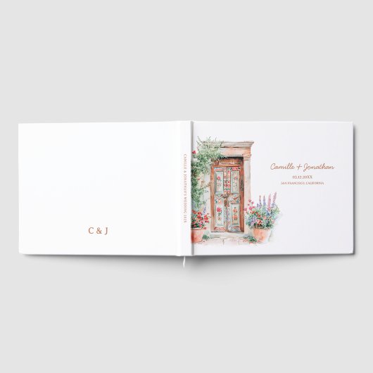 Bestemming Rustieke Bruiloft Gastenboek (Volledig)