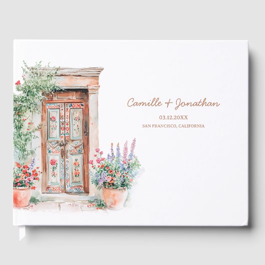 Bestemming Rustieke Bruiloft Gastenboek (Voorkant)