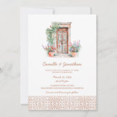 Bestemming Rustieke Foto Bruiloft Uitnodiging (Voorkant)