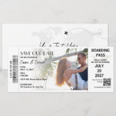 Bestemming Save the Date Huwelijksplan (Voorkant / Achterkant)