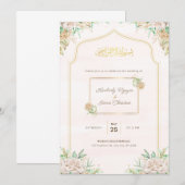 Bestemming Strand Bruiloft Uitnodiging (Voorkant / Achterkant)