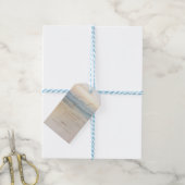 Bestemming Strand Huwelijk Cadeaulabel (Met Touw)