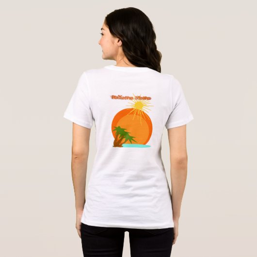 Bestemming T-shirt - Bahama Mama (Achterkant volledig)